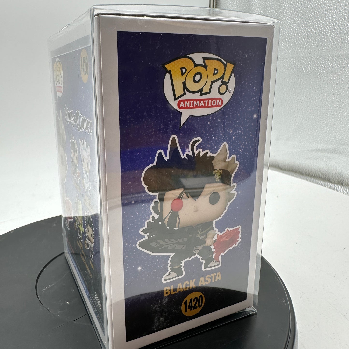 Funko Pop! Animation Black Clover Black Asta #1420 with Pop Protector