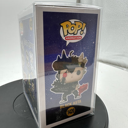Funko Pop! Animation Black Clover Black Asta #1420 with Pop Protector