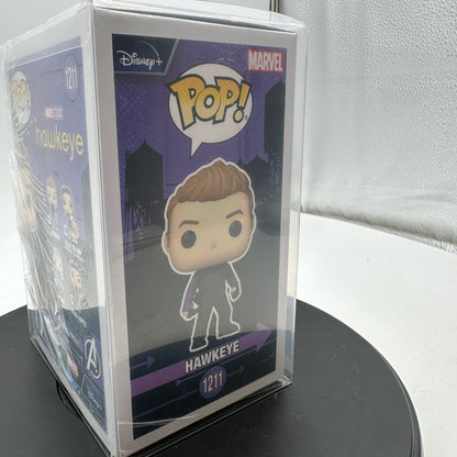 Funko Pop! TV Marvel Studios Hawkeye Vinyl Figure #1211 w/ Pop Protector