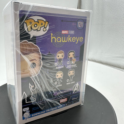 Funko Pop! TV Marvel Studios Hawkeye Vinyl Figure #1211 w/ Pop Protector