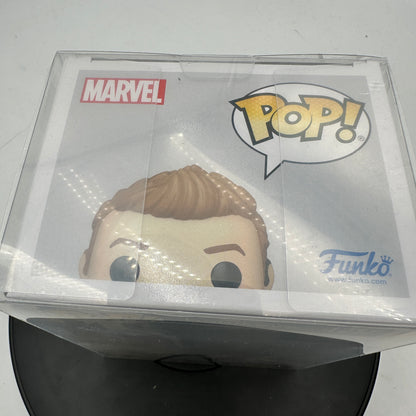 Funko Pop! TV Marvel Studios Hawkeye Vinyl Figure #1211 w/ Pop Protector