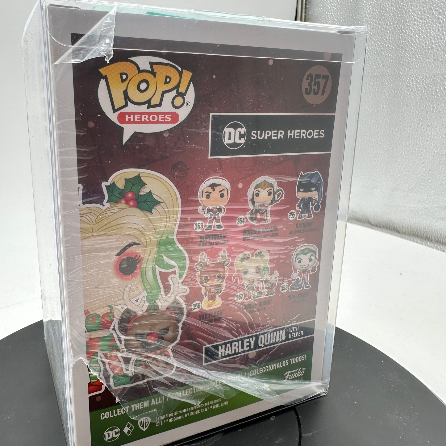 Funko Pop! Vinyl DC Super Heroes Harley Quinn with Helper #357 Figure