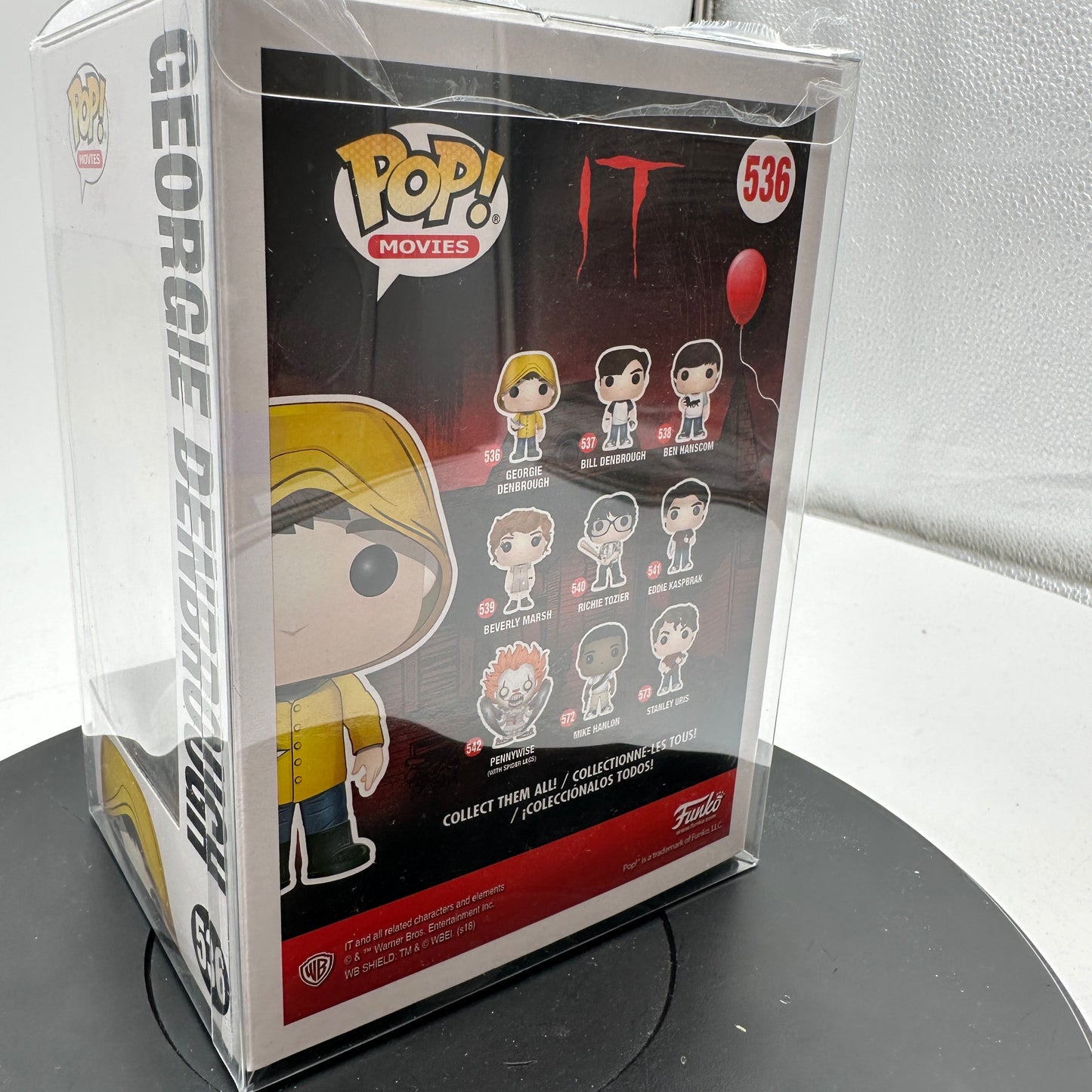 Funko Pop! IT Georgie Denbrough 536 Pennywise Clown Horror Vinyl Figure