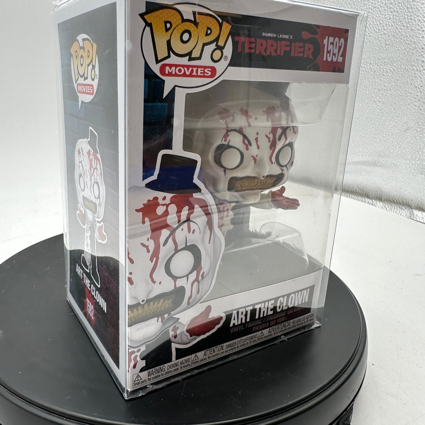 Funko Pop Movies Bloody Art The Clown #1592 Terrifier Horror Series Collectible Figure