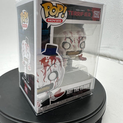 Funko Pop Movies Bloody Art The Clown #1592 Terrifier Horror Series Collectible Figure