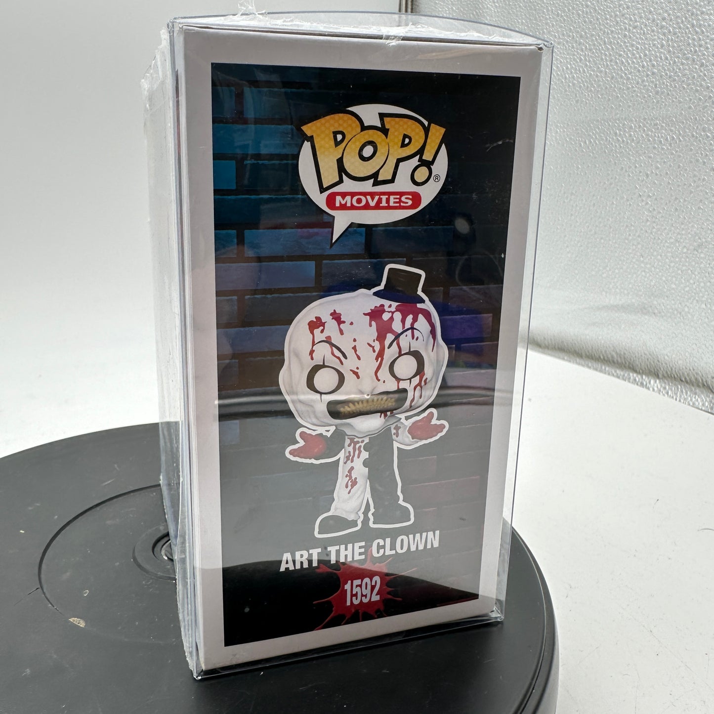 Funko Pop Movies Bloody Art The Clown #1592 Terrifier Horror Series Collectible Figure