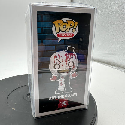 Funko Pop Movies Bloody Art The Clown #1592 Terrifier Horror Series Collectible Figure