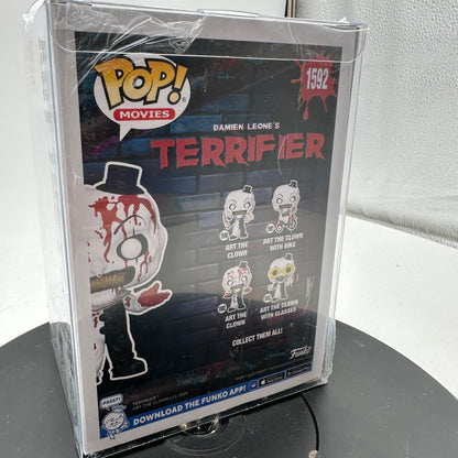 Funko Pop Movies Bloody Art The Clown #1592 Terrifier Horror Series Collectible Figure