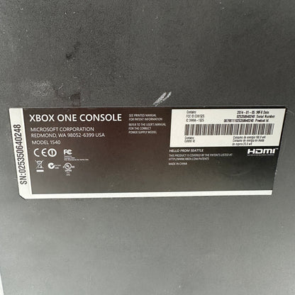 Microsoft Xbox One (1540) 2013 500GB Black Console