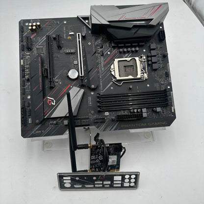 ASROCK B365 Phantom Gaming 4 Motherboard Black with WiFi Card