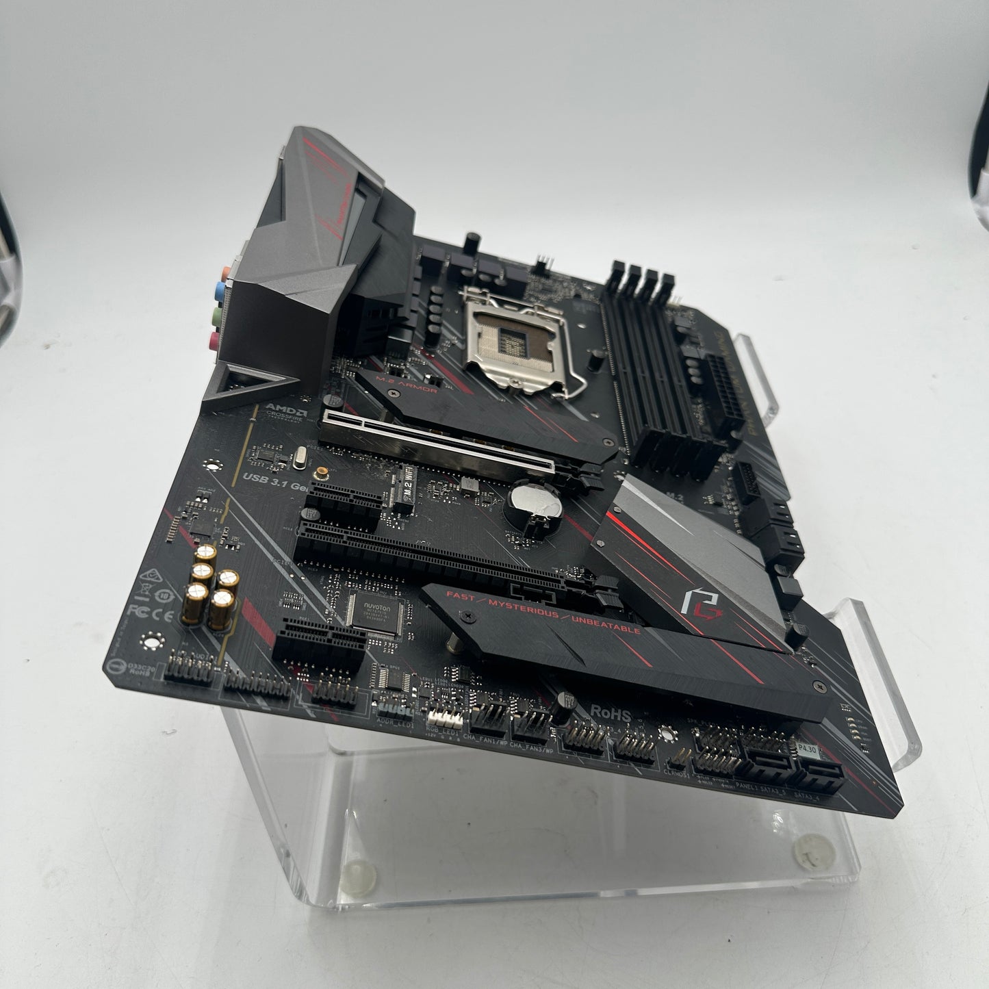 ASROCK B365 Phantom Gaming 4 Motherboard Black with WiFi Card