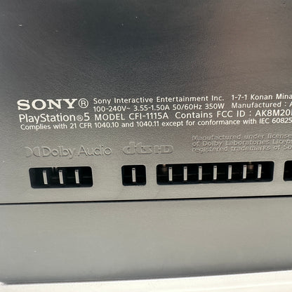 Sony PlayStation 5 Disc Edition CFI-1115A 825GB With 1 Controller READ