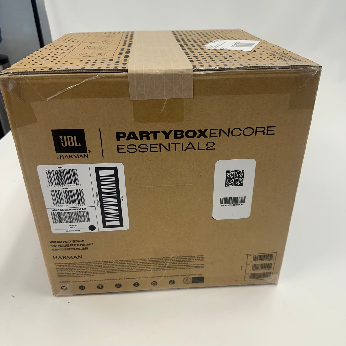 JBL PartyBox Encore Essential 2 Bluetooth Party Speaker NIB