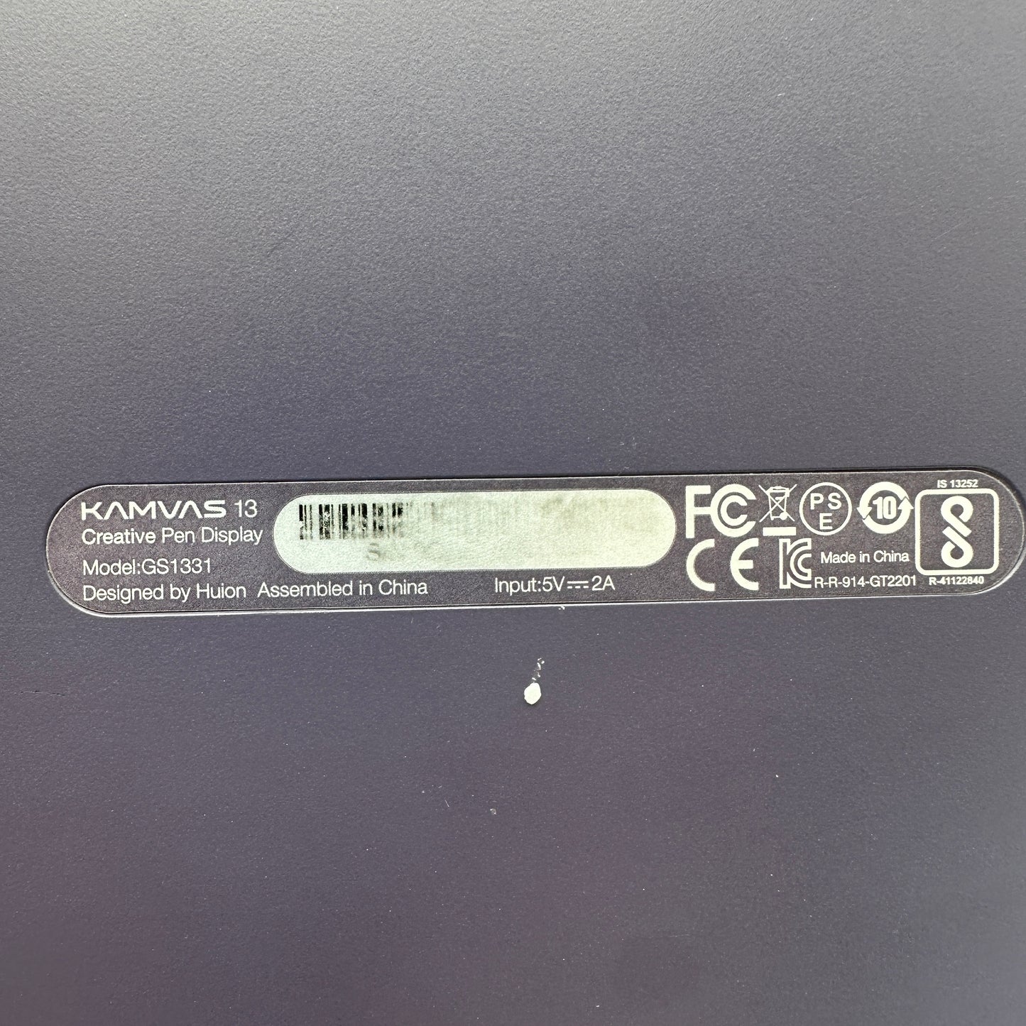 Huion Kamvas 13 Graphics Drawing Pen Tablet (GS1331) READ
