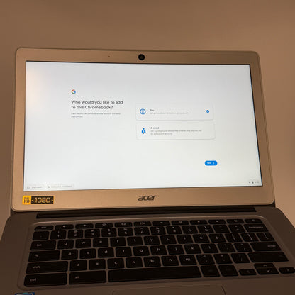 Acer Chromebook 14 14 inch Intel Celeron N3060 2GB RAM 32GB Storage