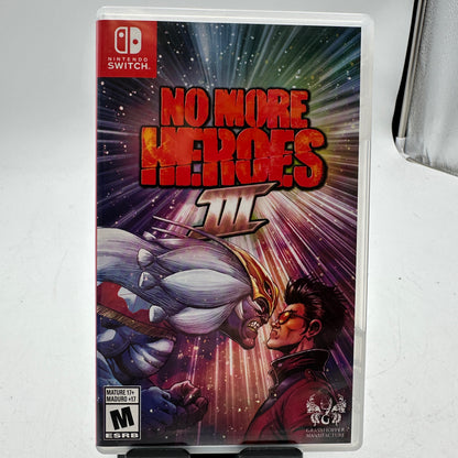 Nintendo Switch No More Heroes III Used Video Game CIB
