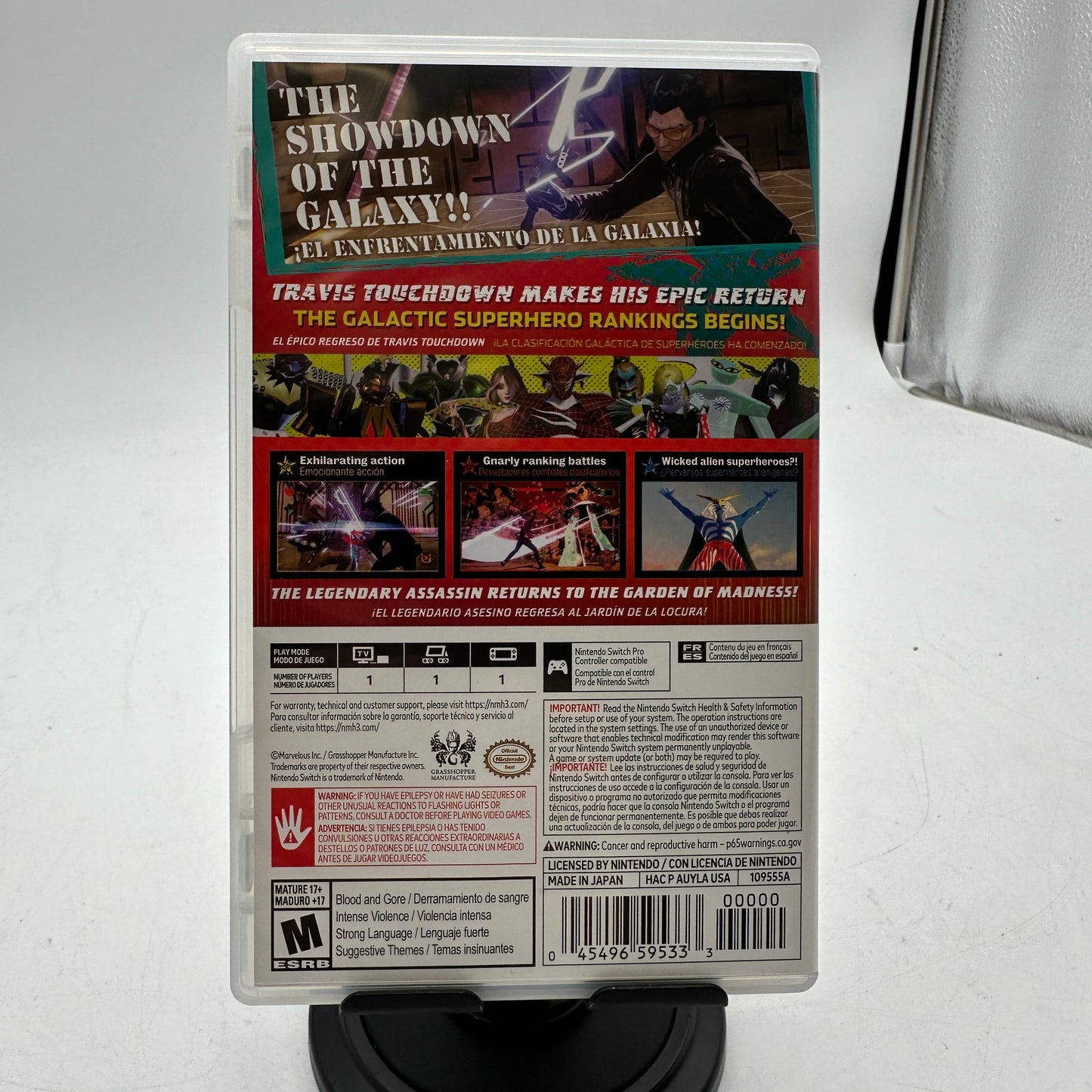 Nintendo Switch No More Heroes III Used Video Game CIB