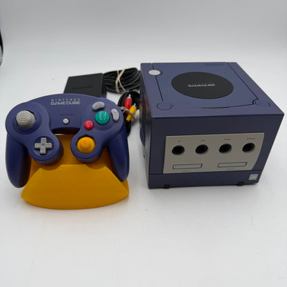 Nintendo GameCube DOL-001 2001 Blue Video Game System with Controller