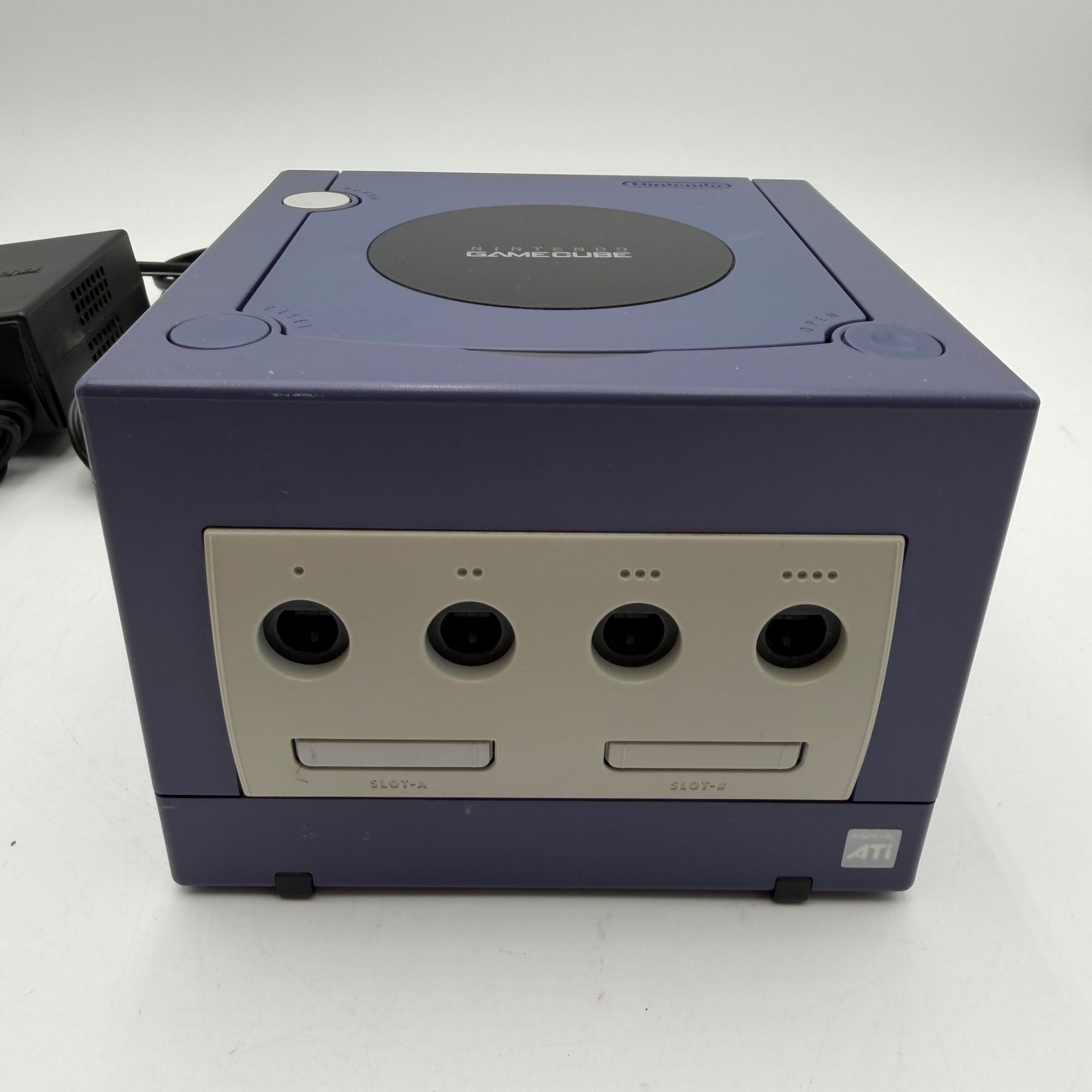 Nintendo GameCube DOL-001 2001 Blue Video Game System with Controller