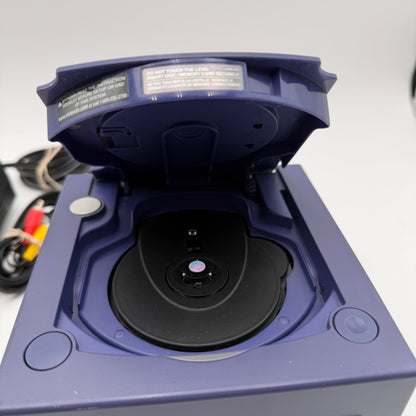 Nintendo GameCube DOL-001 2001 Blue Video Game System with Controller