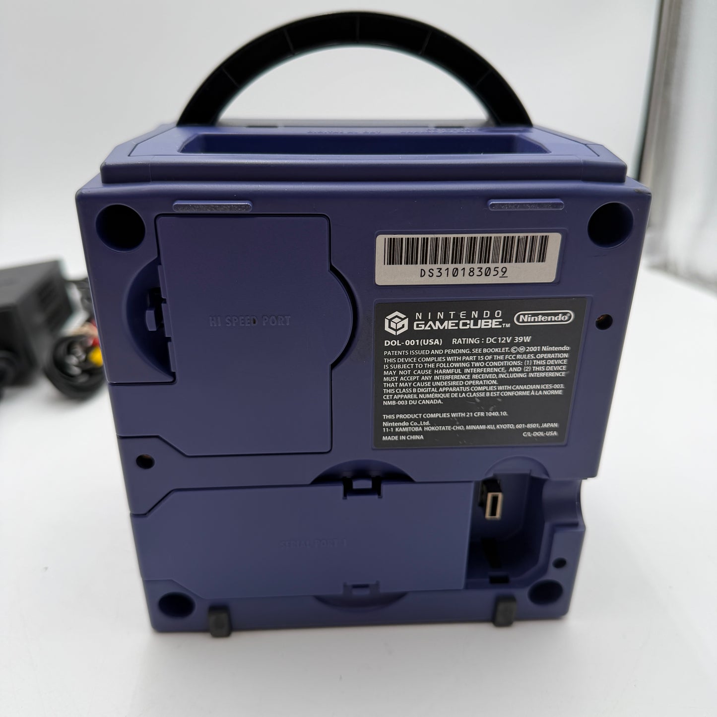 Nintendo GameCube DOL-001 2001 Blue Video Game System with Controller