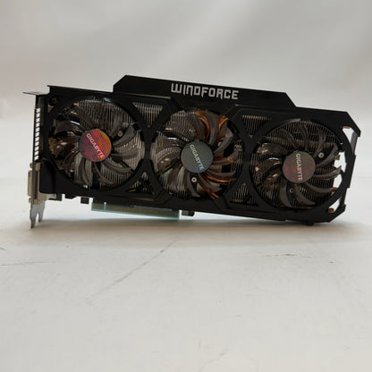 Gigabyte Radeon R9 290 Windforce Graphics Card Black Used With Box
