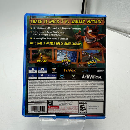 PlayStation 4 Crash Bandicoot N. Sane Trilogy CIB