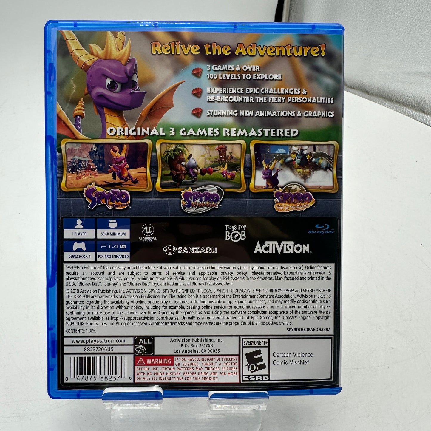 Spyro Reignited Trilogy for PlayStation 4 CIB
