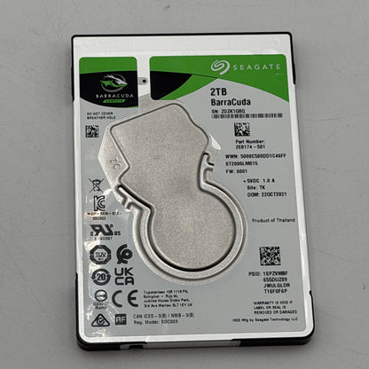 Seagate Barracuda HDD 2TB Green