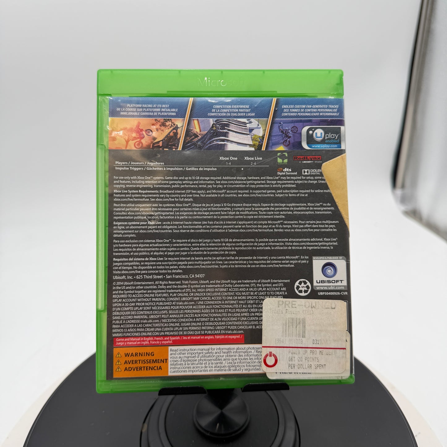 Trials Fusion Xbox One CIB