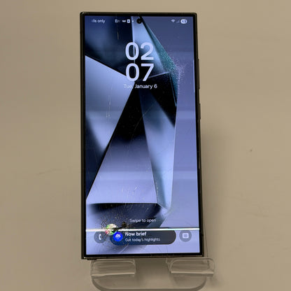 FL02-29863 - Samsung Galaxy S24 Ultra 512GB Black for Parts and Repair AT&T Broken