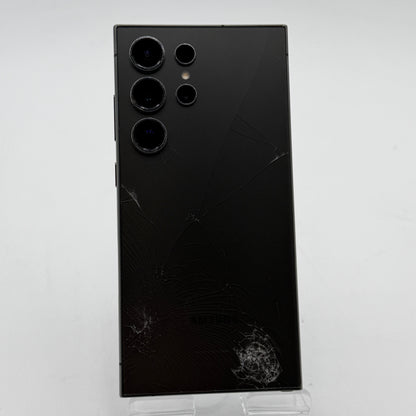 FL02-29863 - Samsung Galaxy S24 Ultra 512GB Black for Parts and Repair AT&T Broken