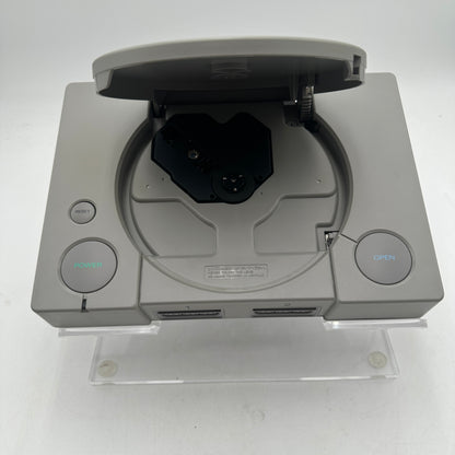 Sony PlayStation 1 SCPH-1001 Black Console with 2 Controllers TESTED