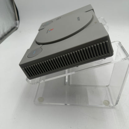 Sony PlayStation 1 SCPH-1001 Black Console with 2 Controllers TESTED