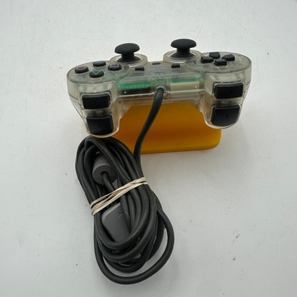 Sony PlayStation 1 SCPH-1001 Black Console with 2 Controllers TESTED