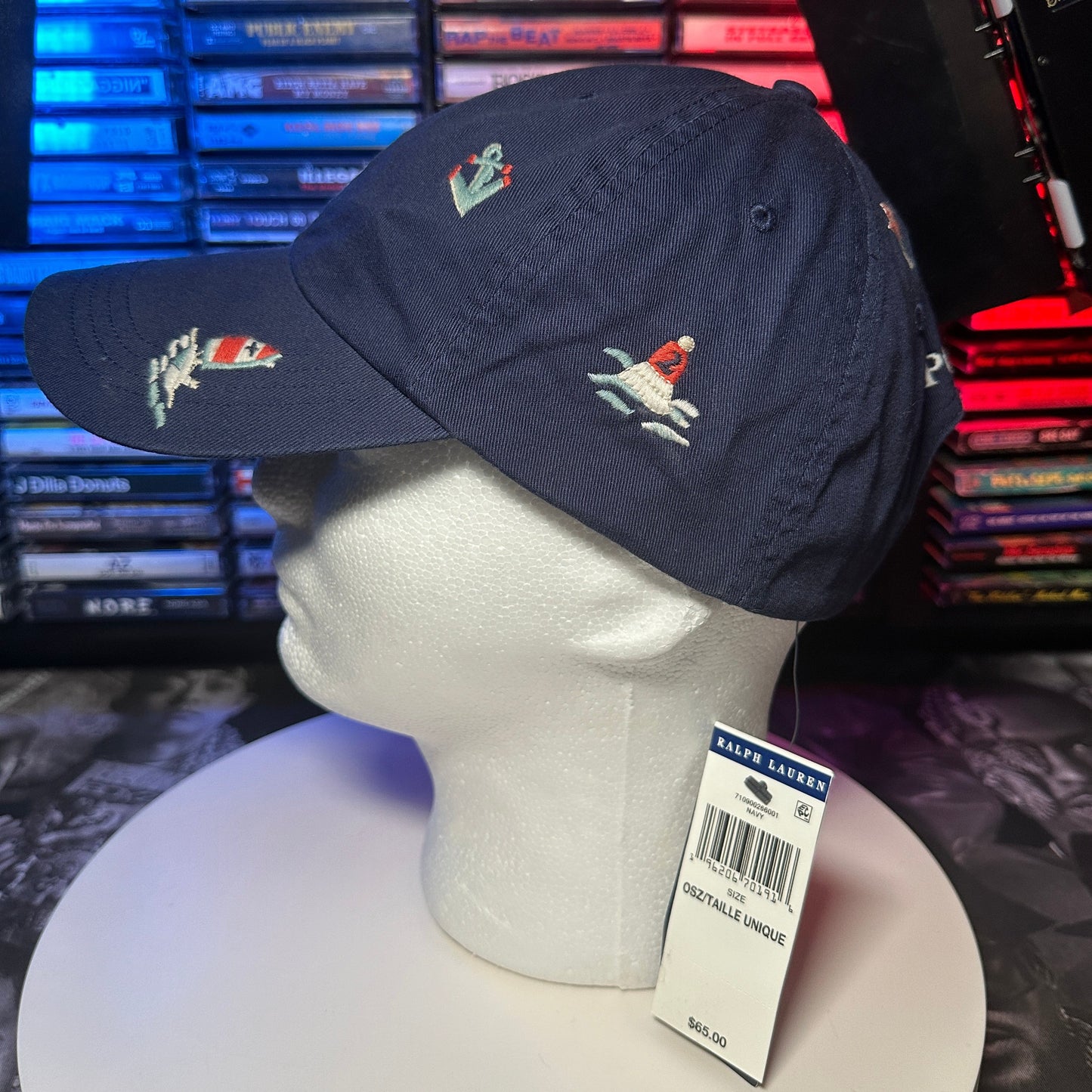 NWT Polo Ralph Lauren Men's Nautical-Embroidered Twill Ball Cap