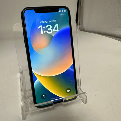 Apple iPhone X 256GB Black Unlocked Service Battery READ