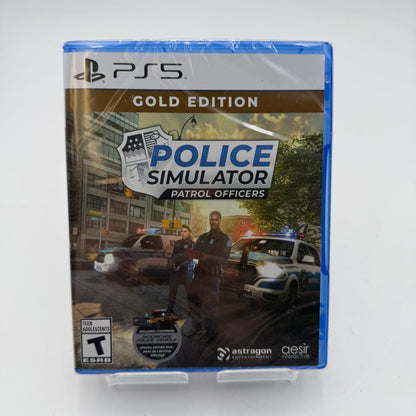 Playstation 5 Police Simulator Patrol Officers Gold Edition New In Box