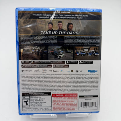 Playstation 5 Police Simulator Patrol Officers Gold Edition New In Box