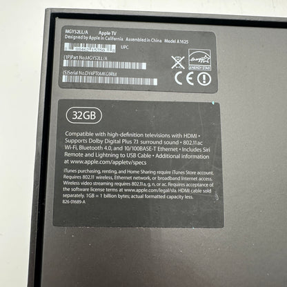 Apple TV HD A1625