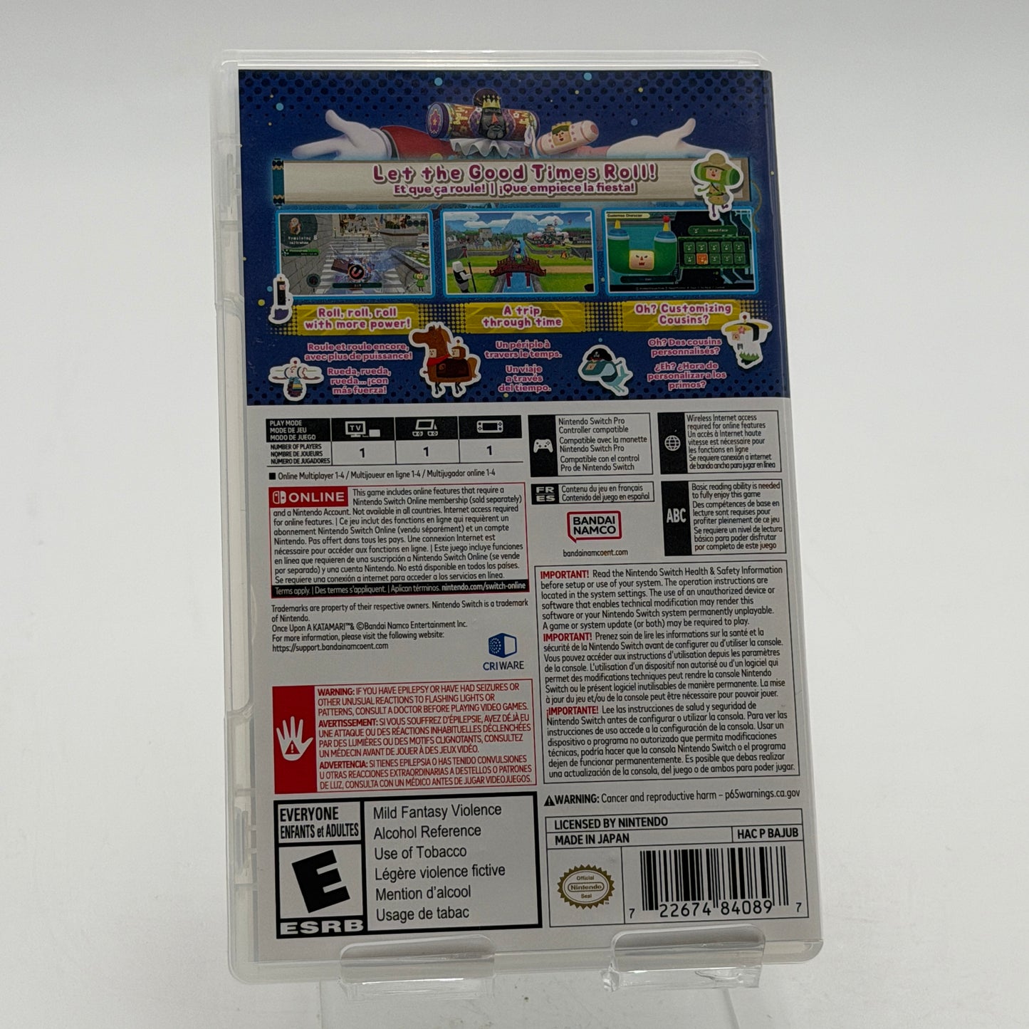 Nintendo Switch Once Upon A Katamari With Box