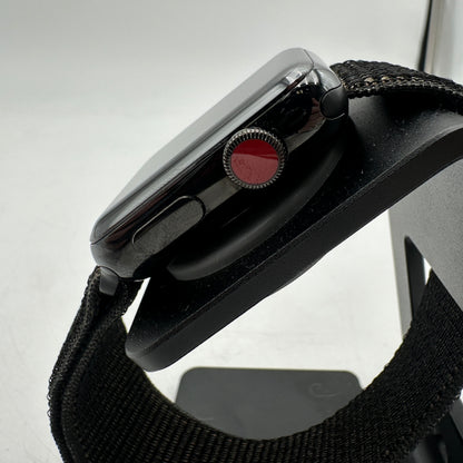 Unlocked Apple Watch Series 3 Cellular A1861 42mm Stainless w/ Charger