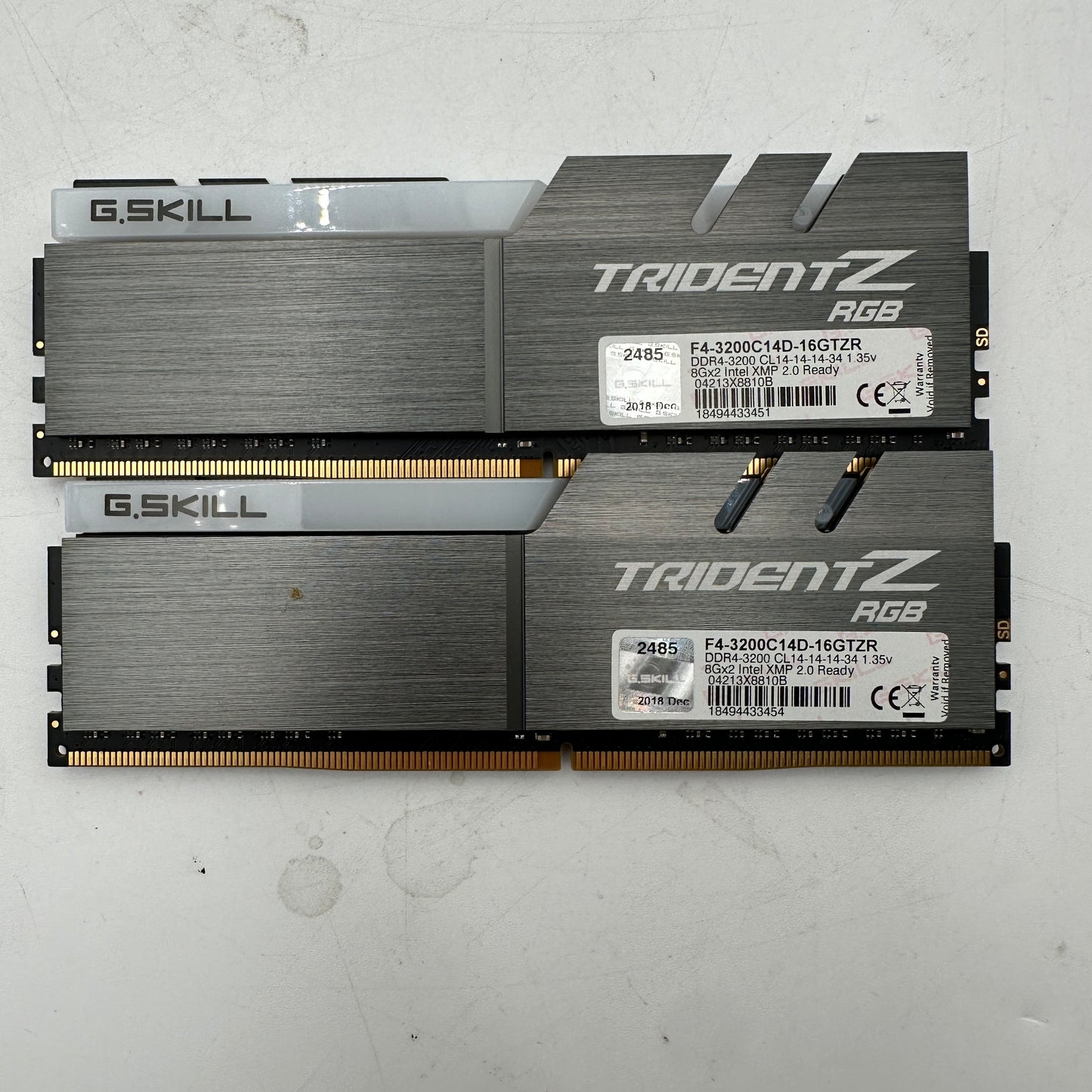 G.SKILL TridentZ RGB 32GB (4x8GB) DDR4 Desktop Memory Kit