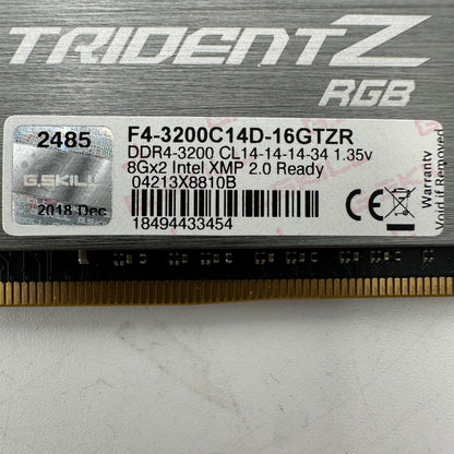 G.SKILL TridentZ RGB 32GB (4x8GB) DDR4 Desktop Memory Kit