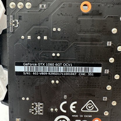 MSI GeForce GTX 1060 Graphics Card READ