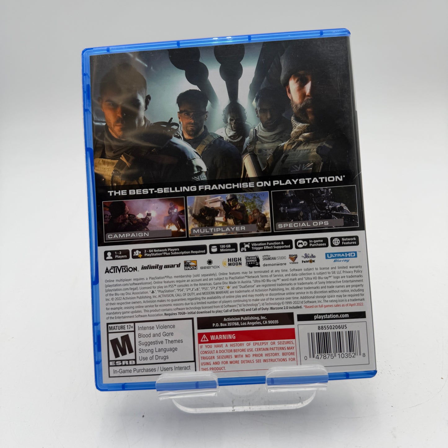PlayStation 5 Call of Duty Modern Warfare II Game with Box