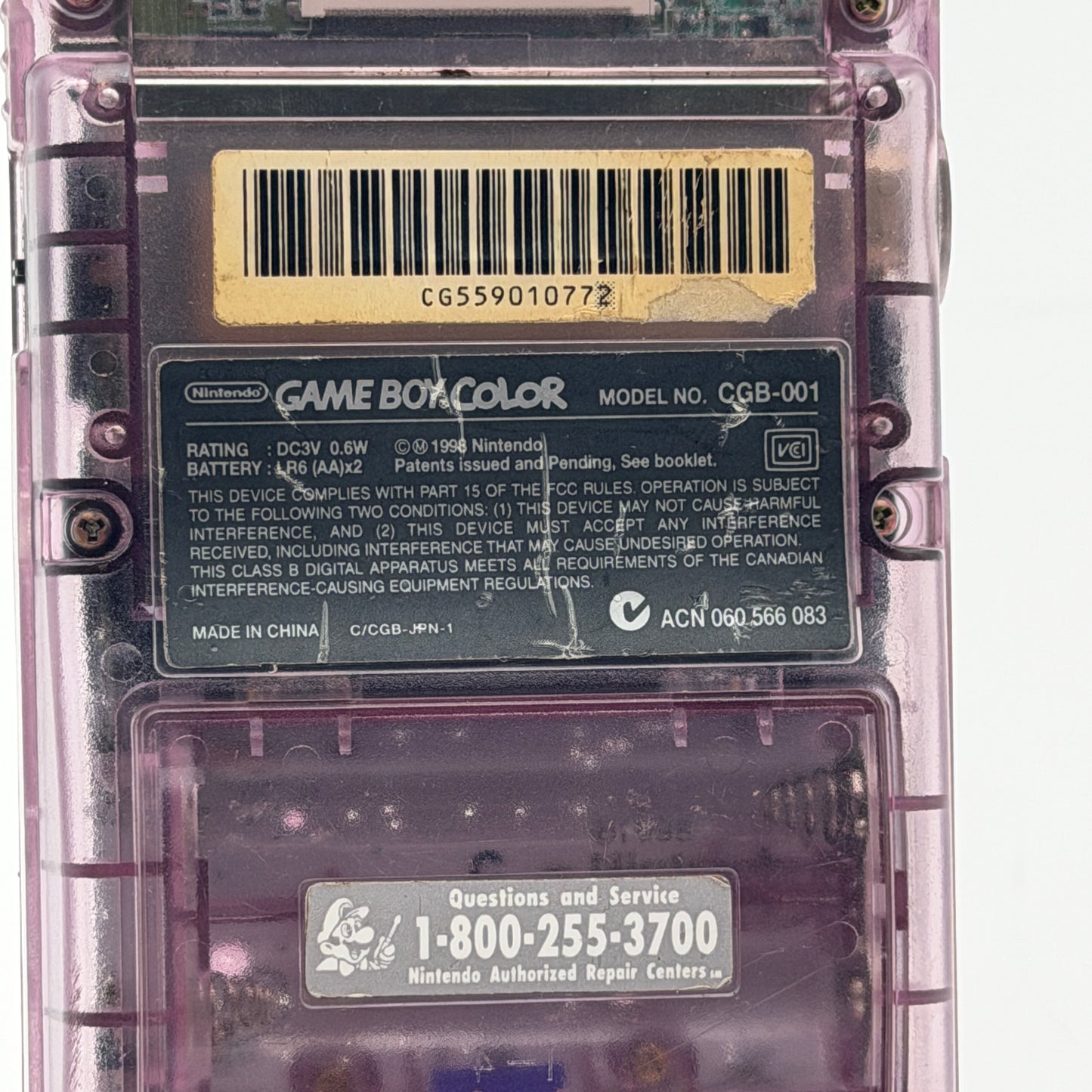 Nintendo GameBoy Color CGB-001