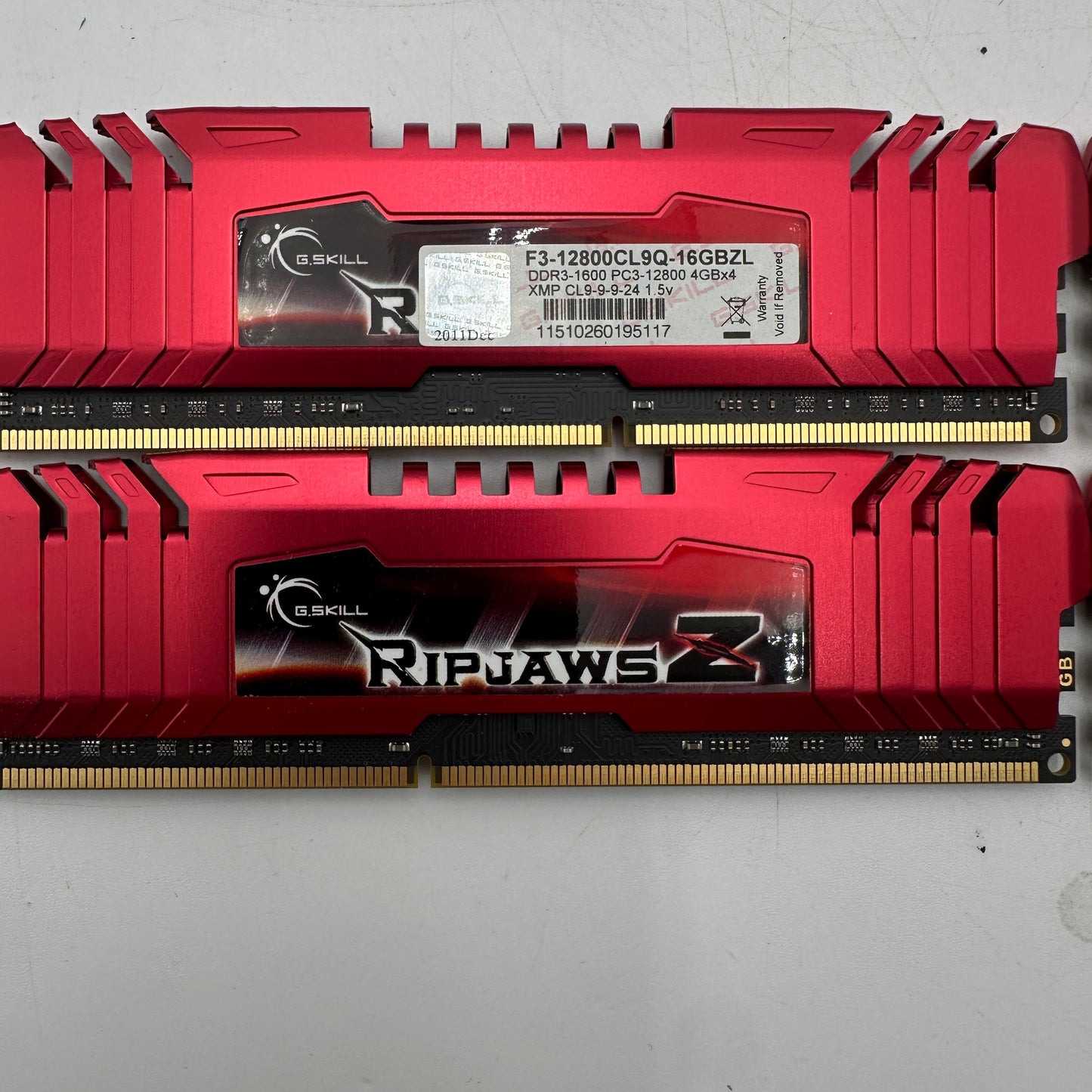G.SKILL Ripjaws Z 16gb 4x4GB DDR3 Computer Memory Kit