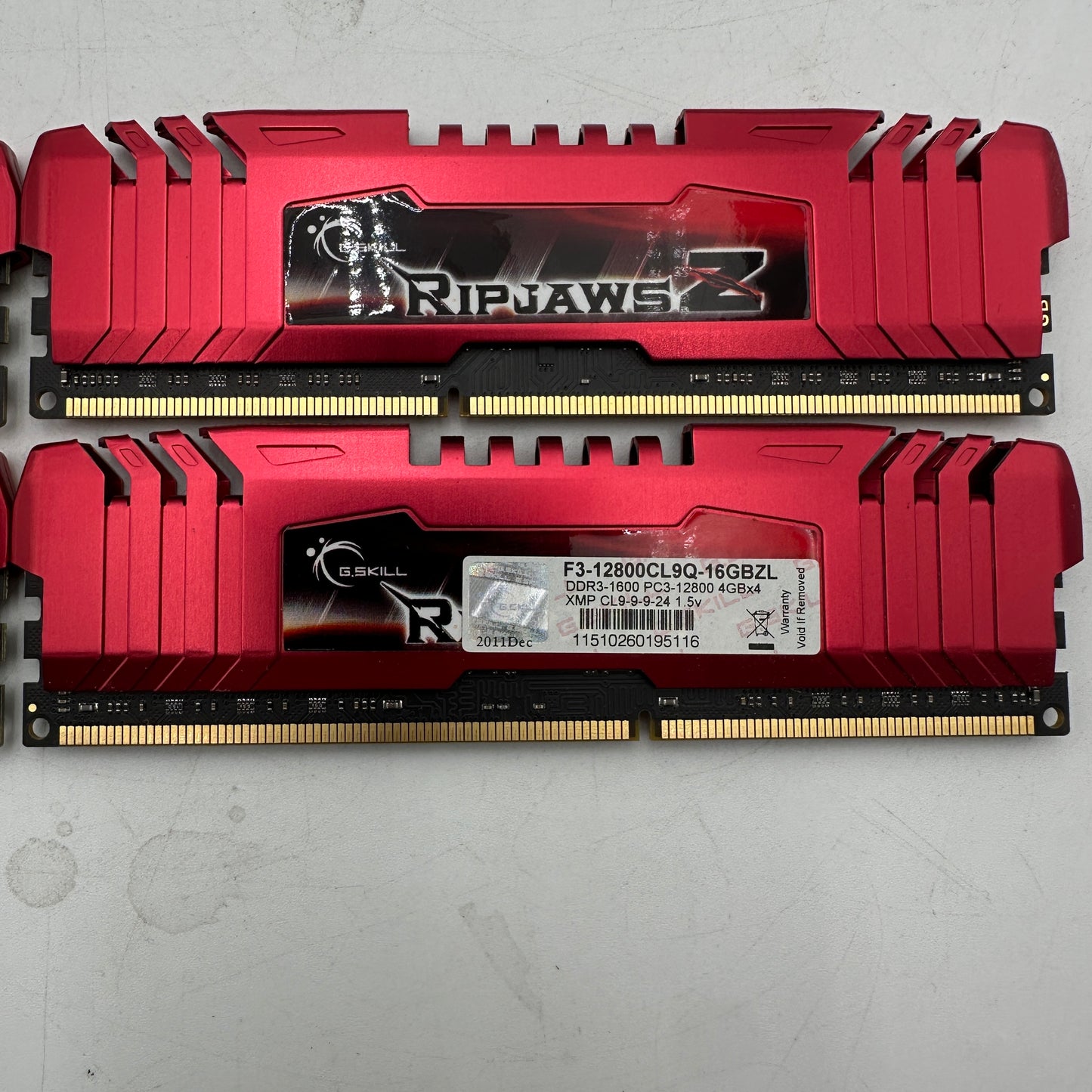 G.SKILL Ripjaws Z 16gb 4x4GB DDR3 Computer Memory Kit