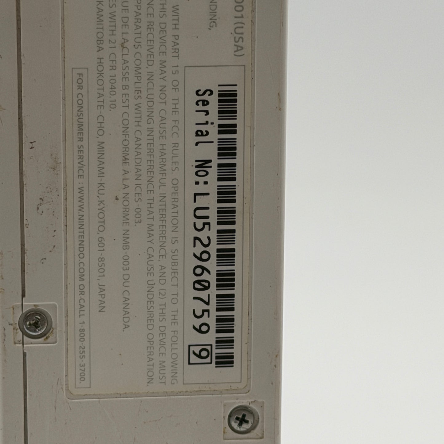 Nintendo Wii RVL-001 2006 with 2 Controllers